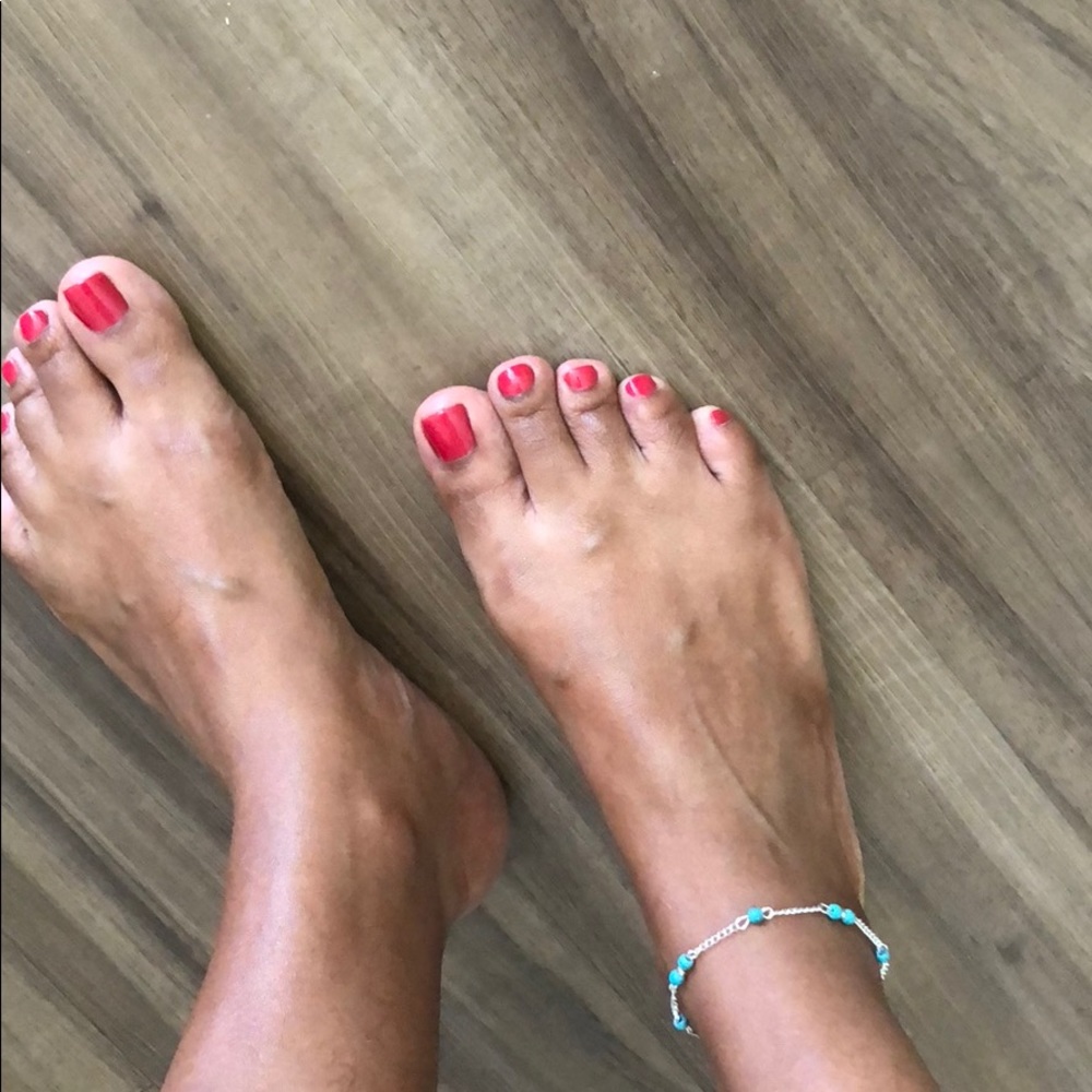 Beaded Silver Plated Anklet...